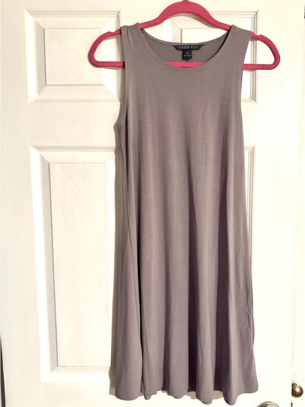 Free Fly Sleeveless Swing Dress in Taupe